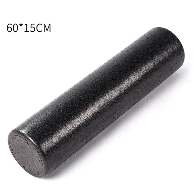 3 Sizes Pilates Foam Roller Black Yoga Foam Roller 30/45/60CM Exercise Equipment Massage Roller Body for Women/Men